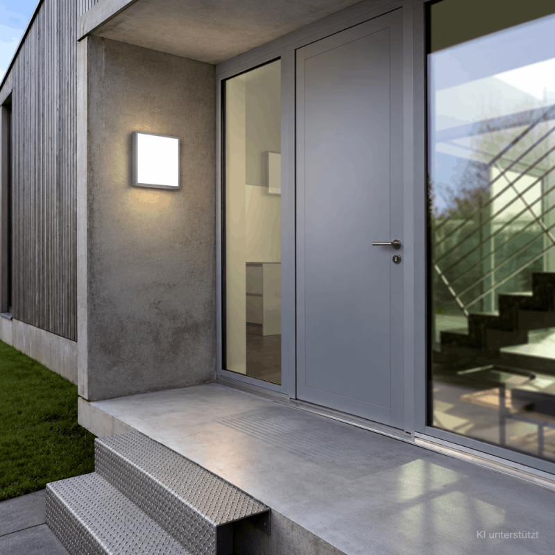 Helestra SCALA A18457.93 LED-Wand- und Deckenleuchte 27 W 3000 K Warmweiß, Graphit, 1790 lm, IP44, nicht dimmbar