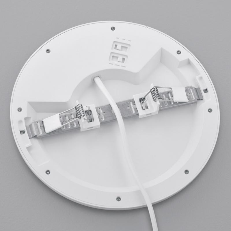 HELESTRA BIS LED Decken-/Einbauleuchte 18 W 1650 lm 3000–6500 K Warmweiß/Neutralweiß/Tageslichtweiß IP54 Schwarz matt EinbauØ 65–205 mm