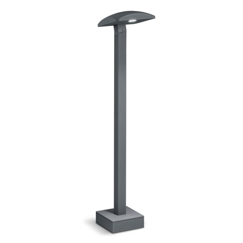 HELESTRA LUR LED-Pollerleuchte Graphit 10,5 W 3000 K Warmweiß 710 lm IP54