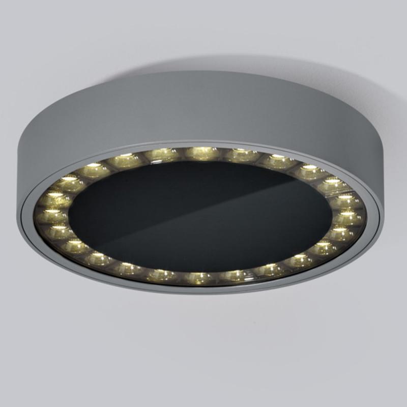 HELESTRA SAY LED Deckenleuchte 25 W 2090 lm 3000 K Warmweiß IP65 Graphit
