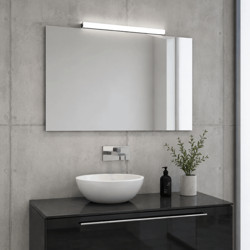 60cm Geradlinige Helestra LADO LED Spiegelleuchte & Wandleuchte Alu