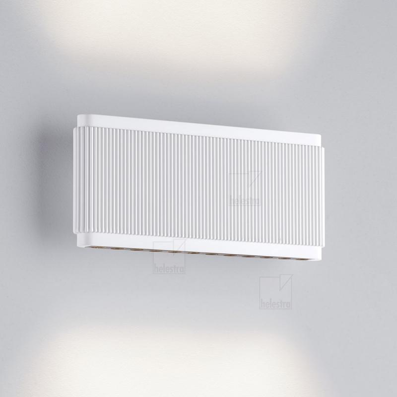 Helestra LED Wandleuchte KOBE in mattem Weiß dimmbar