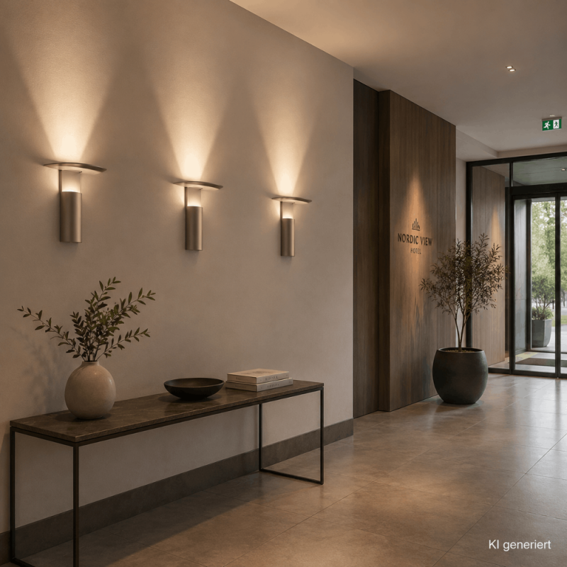 HELESTRA VIYA Wandleuchte LED coffee mit indirektem Licht