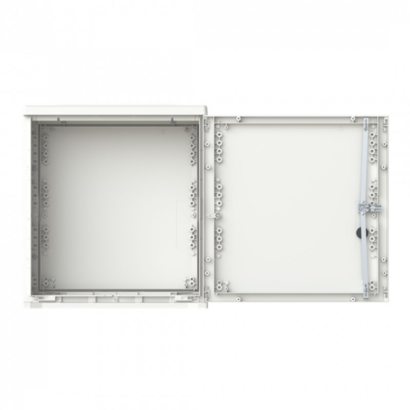 ABB V63PWNJ8 Abdeckplatte 640x320 MFF-E/L63 VMS63 Abdeckung grau offen m.Bef. VE 1 für Sammelscheinengehäuse