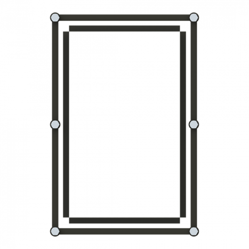 ABB PS833608 Verbindungsset 500x320 Vertikale oder horizontale Kombination