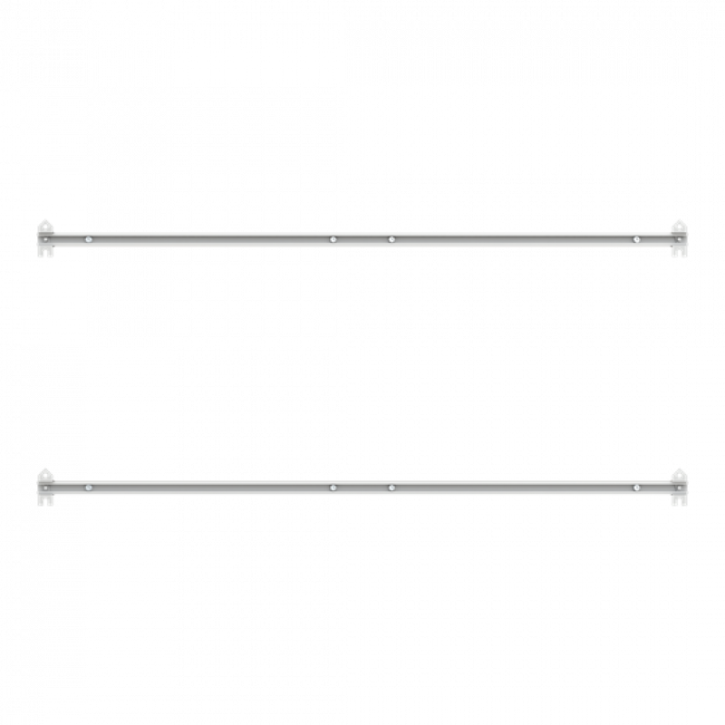 ABB EH3WE3EH EH3 Wandmontageset für Gr.00 bis Gr.3 1545mm 2 ALU-C-Profile mit Wandmontagelasche