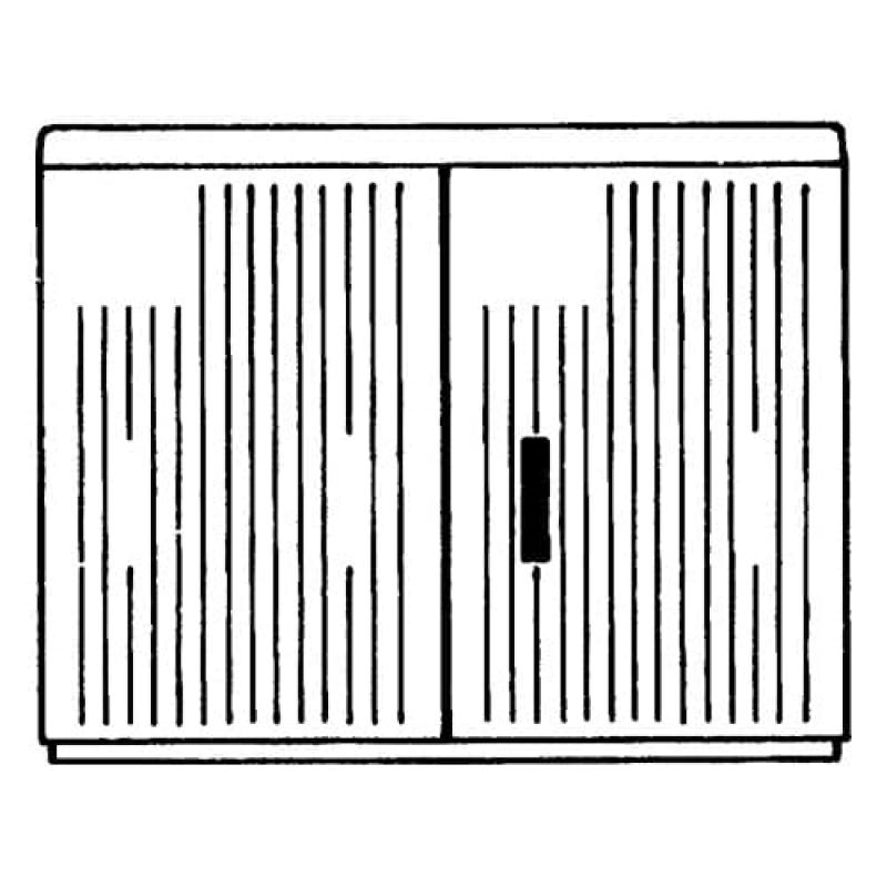 ABB EH3A9C2 Schrank AP Gr.2 1125x1115x320 Doppelschließung, AG-Lackierung IP44, IK10