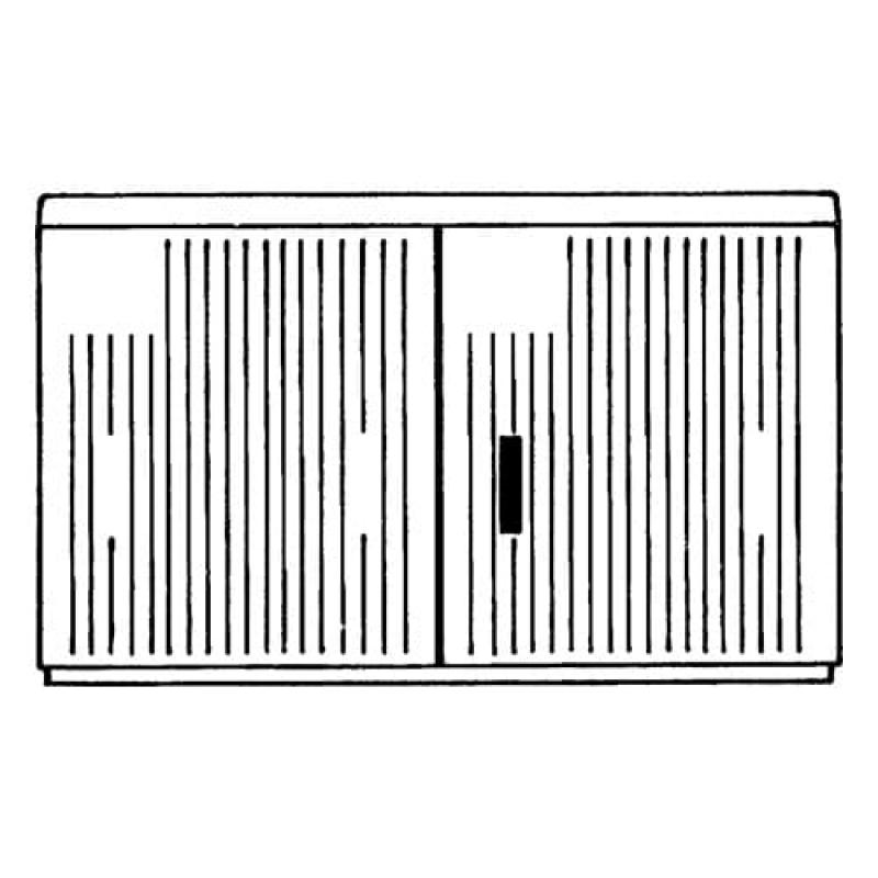 ABB EH3A9C3 Schrank AP Gr.3 1125x1445x320 Doppelschließung, AG-Lackierung IP44, IK10