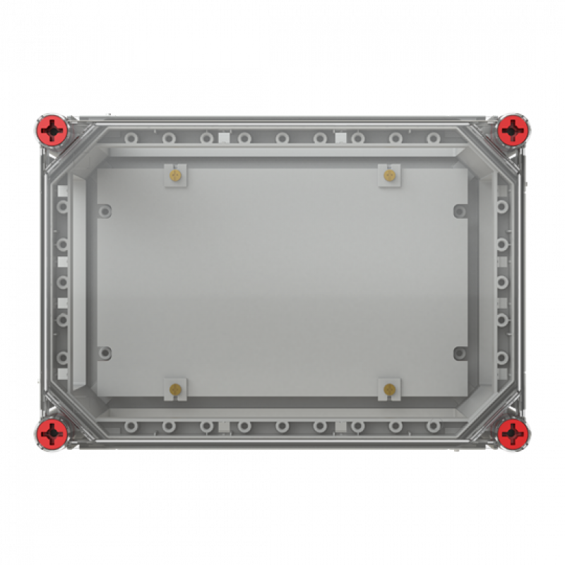 ABB VF32HT Gehäuse 320x220 transp. MPL Deckel durchsichtig mit ISO-MPL alle Seiten offen