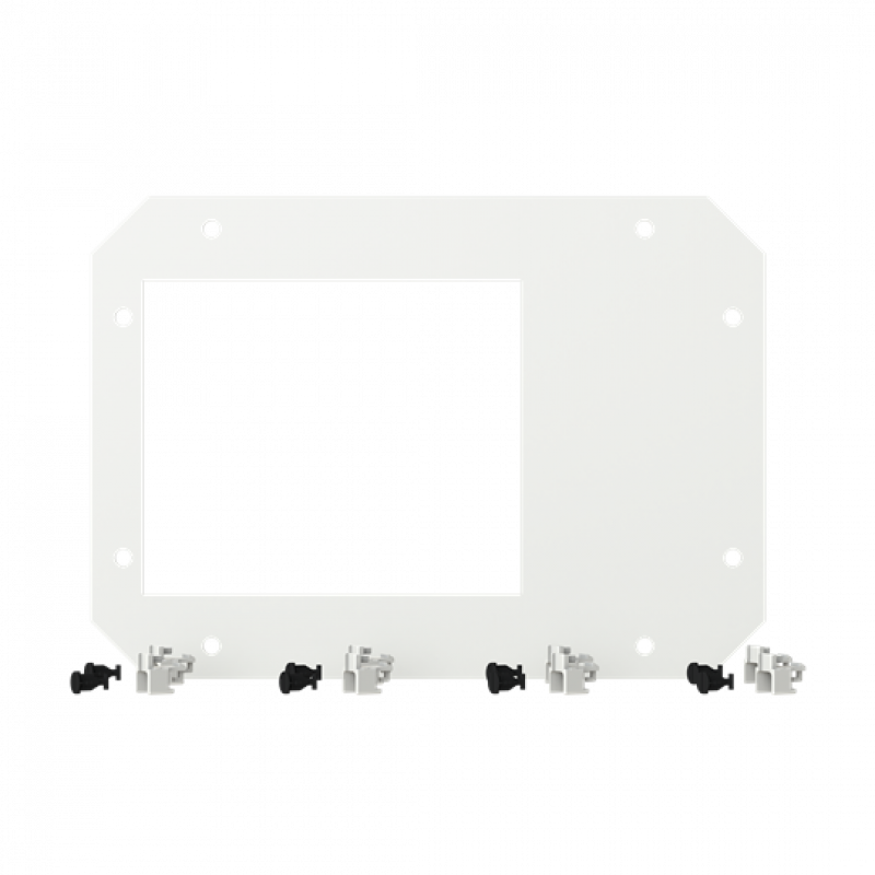 ABB VA-CP43H-XLP00 Abdeckplatte VMS43H für 2xNH00/8xE18/5xE27/4xE33