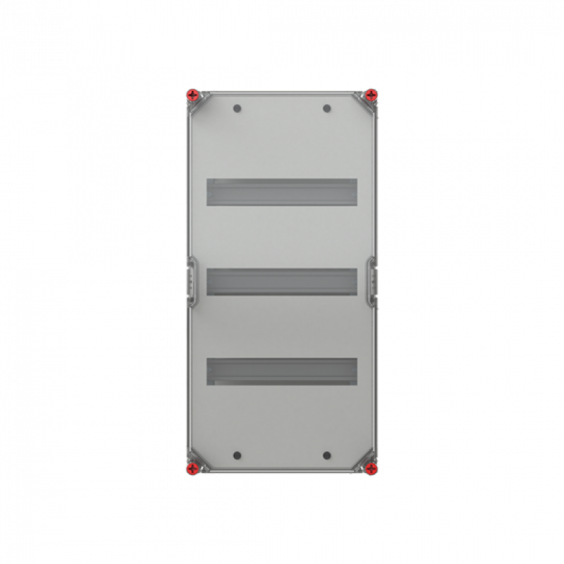 ABB VB63VT-DX3 RE-Gehäuse 640x320 3R a14TE Normfeldgehäuse 42TE mit transp. Deckel alle Seiten offen