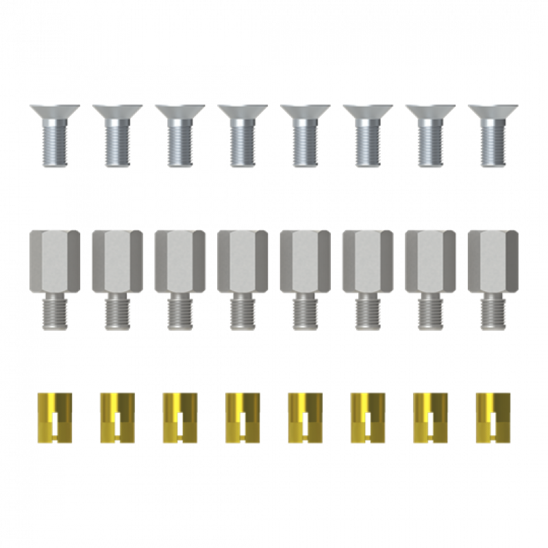 ABB EH3MS-2 Befestigungsset für EH3-Montageplatten 5mm Set mit 8 Stück