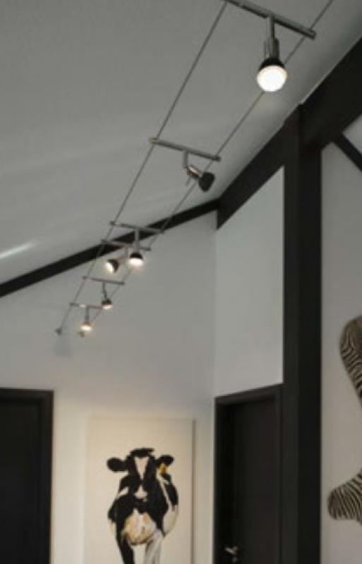 SLV 186302 Wandhalter für NV-Seilsystem, chrom, 2 Stk., 3cm