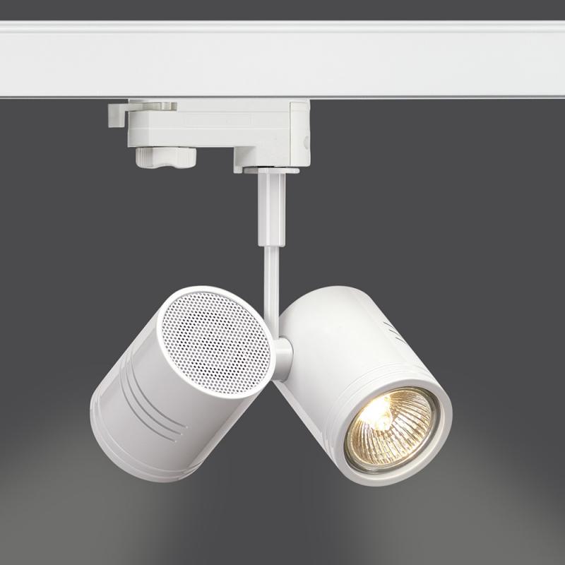 SLV 152231 BIMA II Leuchtenkopf, mattweiss, 2xGU10, max. 50W, inkl. 3P.-Adapter