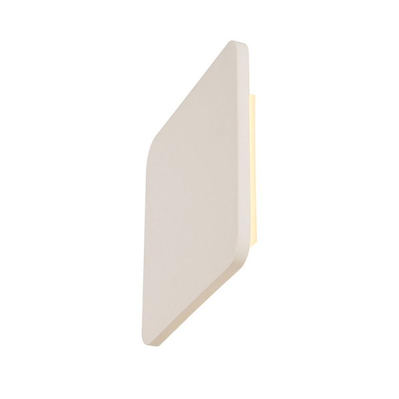 SLV 148019 PLASTRA SQUARE Wandleuchte, eckig, weisser Gips, 48 LED, 3000K