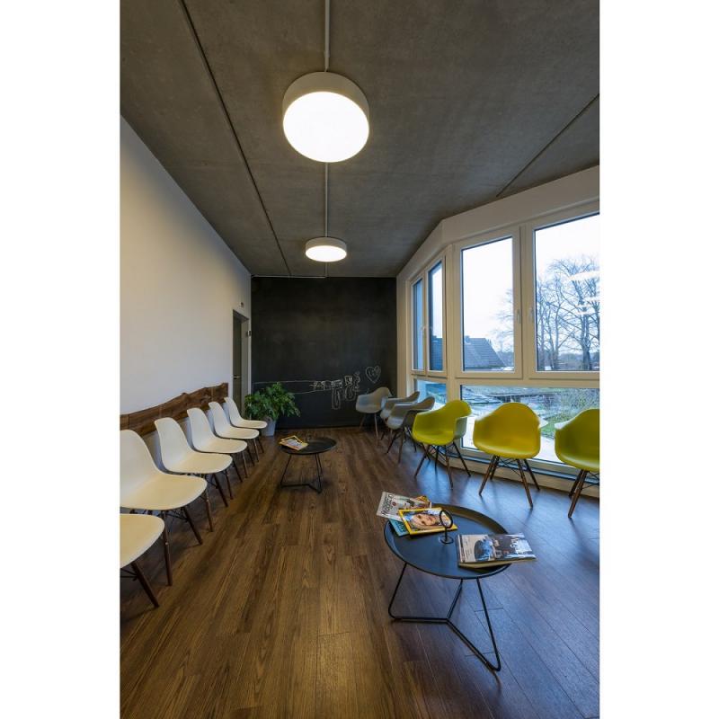 SLV 135124 MEDO 60 LED Deckenleuchte 6W 3000K silbergrau