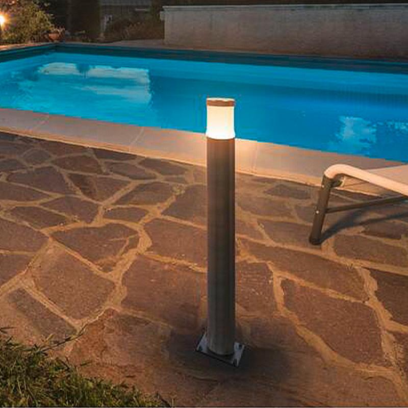 SLV 228110 TRUST 60cm hohe LED Wegeleuchte Edelstahl mit warmweißer LED IP55