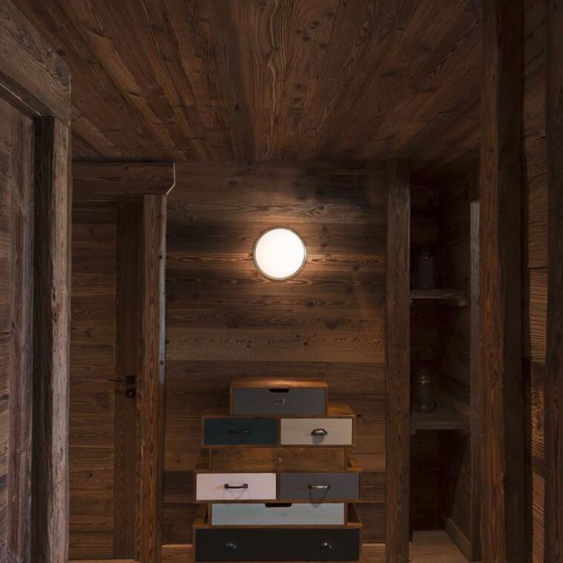 SLV 155156 MARONA LED Wand- und Deckenleuchte rund metall gebürstet mit warmweißer LED