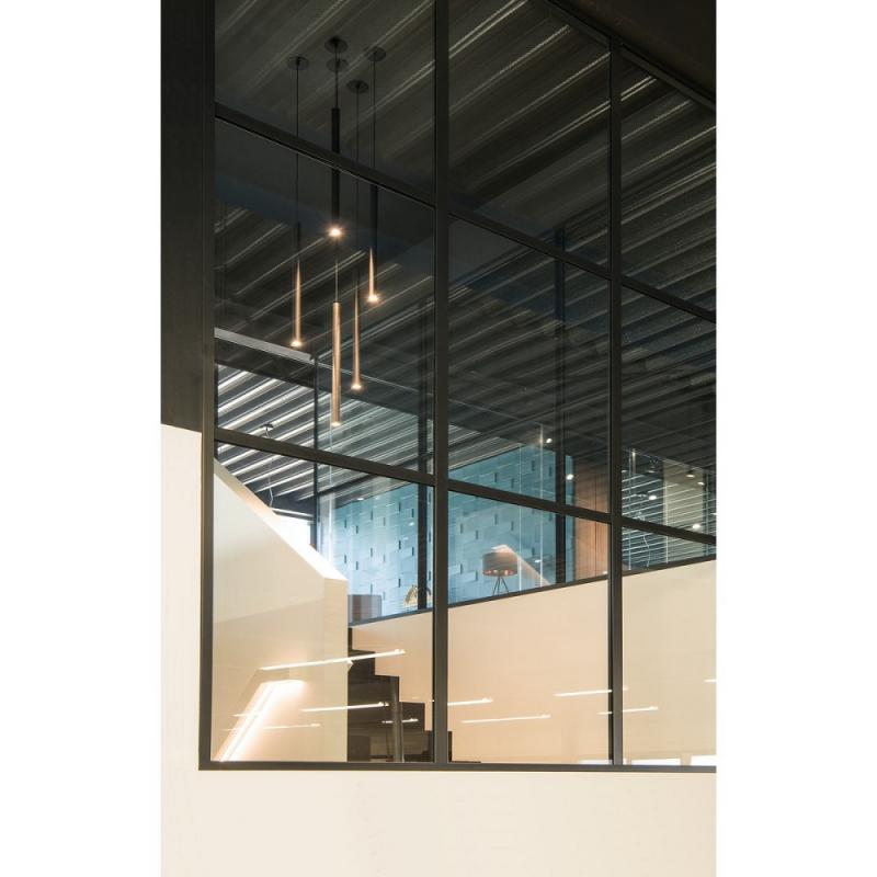 SLV 158400 HELIA 60, Pendelleuchte, LED, 3000K, rund, schwarz, flache Rosette zum Einbau, 7,5W