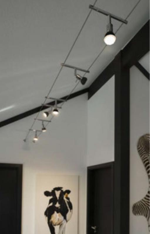 SLV 186350 EINSPEISER, für TENSEO Niedervolt-Seilsystem, schwarz, 2 Stück