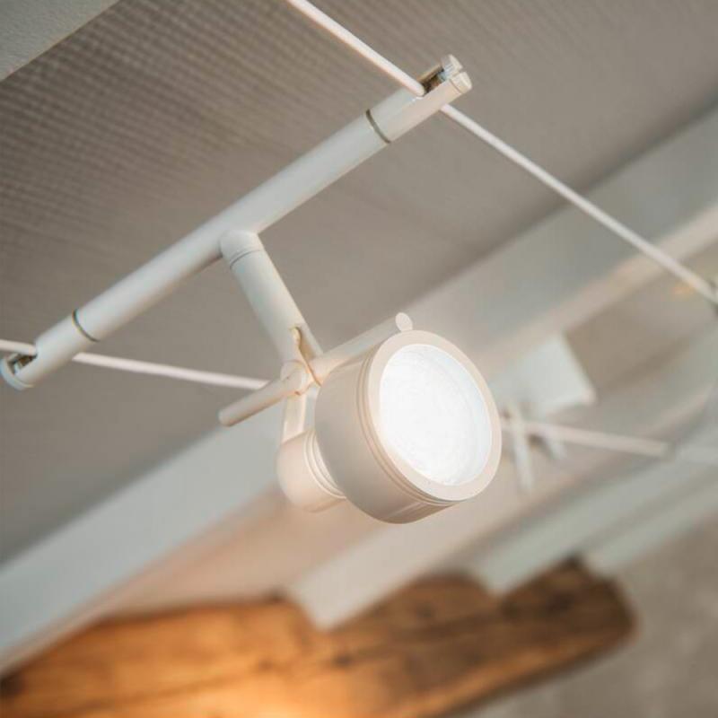 SLV 139131 SALUNA Seilleuchte für TENSEO Niedervolt-Seilsystem in weiß