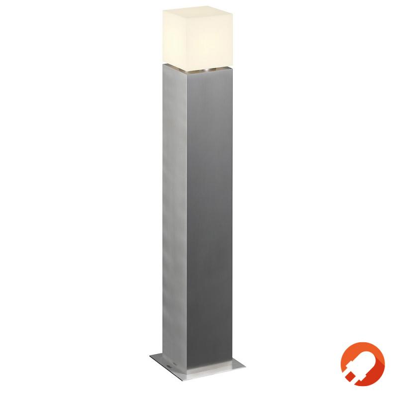 SLV 1000346 SQUARE POLE Wegeleuchte Aluminium gebürstet 90cm hoch eckig IP44
