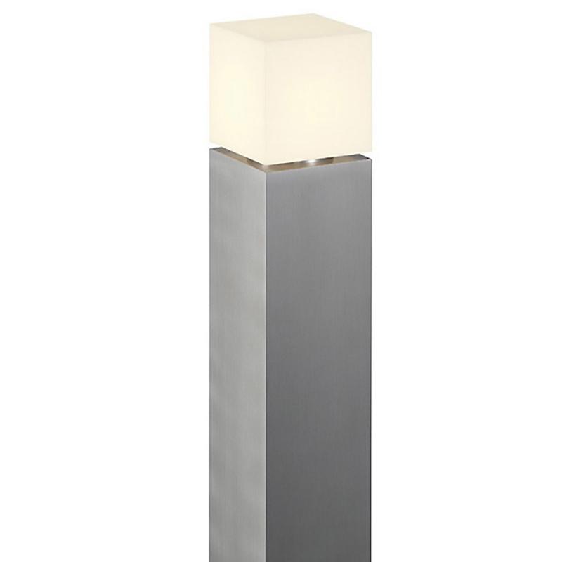 SLV 1000346 SQUARE POLE Wegeleuchte Aluminium gebürstet 90cm hoch eckig IP44