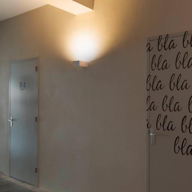 Profi LED Wandleuchte SHELL15 rechteckig in weiß mit hellem dimmbaren warmweißem Licht  SLV 1000422