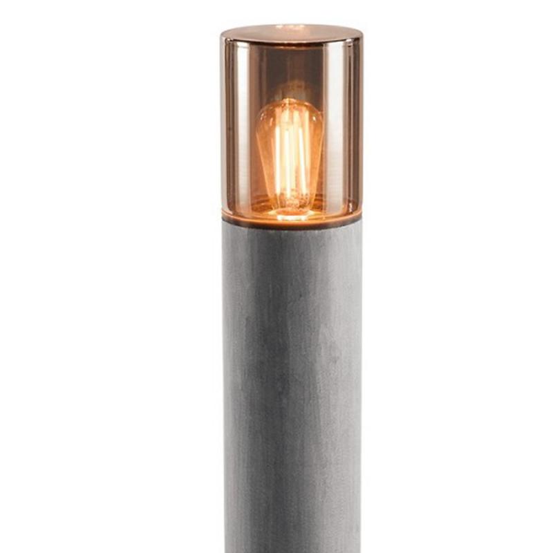 SLV 1000666 LISENNE POLE 70cm Basalt Wegeleuchte in grau mit Rauchglasabdeckung IP54