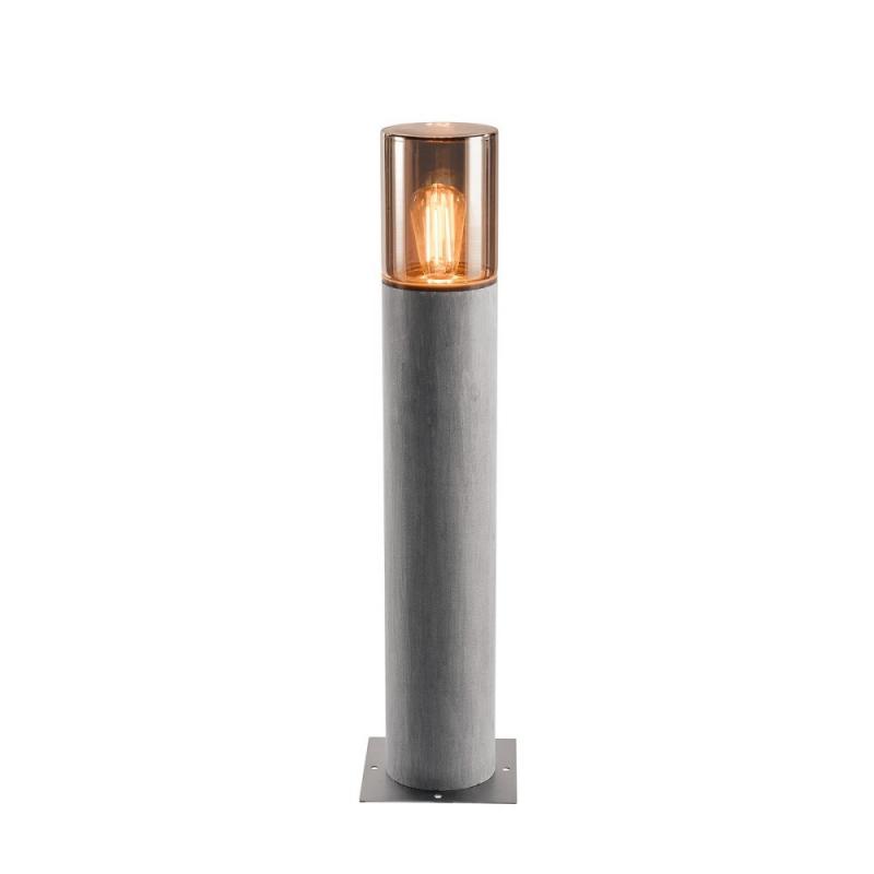 SLV 1000666 LISENNE POLE 70cm Basalt Wegeleuchte in grau mit Rauchglasabdeckung IP54