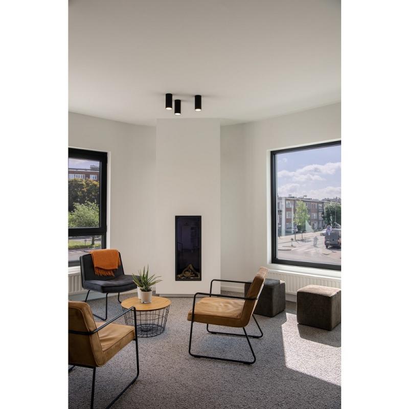 SLV 1000807 ANELA LED Deckenleuchte, schwarz, 3000K warmweiß dimmbar