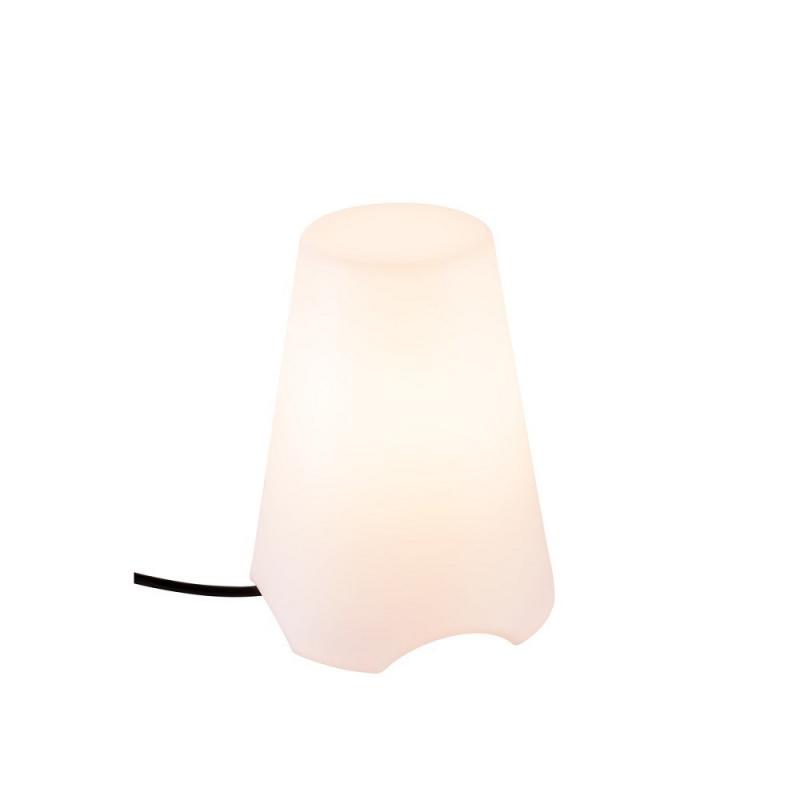 SLV 1001778 KIROCONE Outdoor Tischleuchte E27 IP44 weiss
