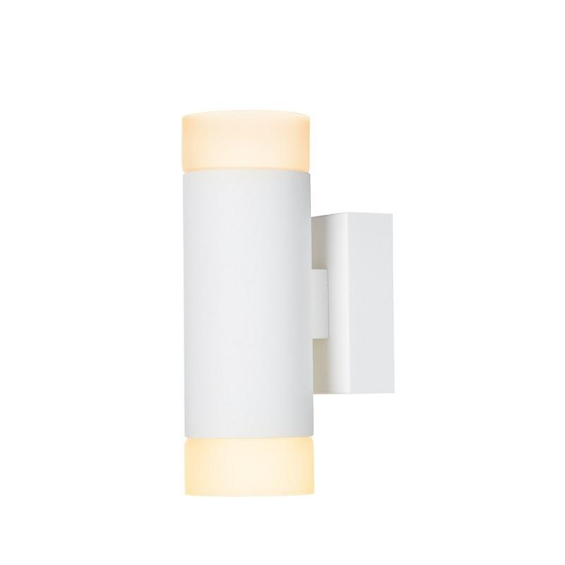 Doppelstrahlige Wandleuchte ASTINA UP/DOWN in Weiß mit Dekoringen SLV 1002931