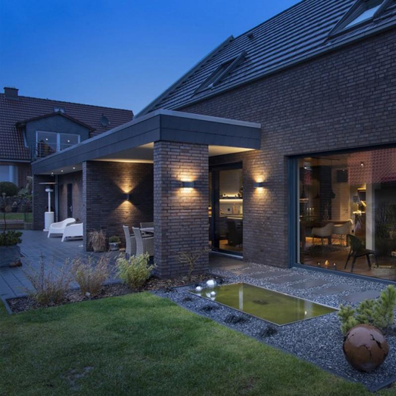 SLV 1003437 ENOLA SQUARE L single LED Außenwandleuchte anthrazit umschaltbare Farbtemperatur - hohe Farbwiedergabe