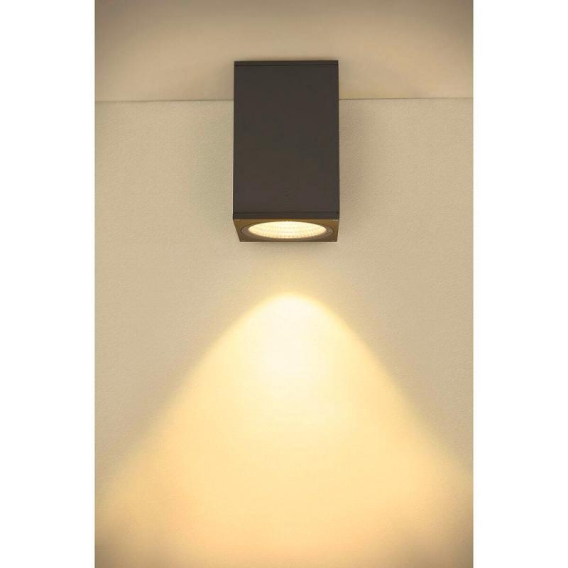SLV 1003439 ENOLA SQUARE L Outdoor LED Deckenleuchte anthrazit umschaltbare Farbtemperatur