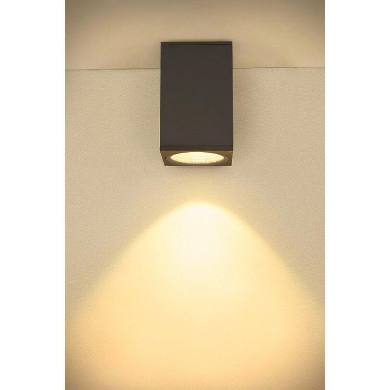 SLV 1003439 ENOLA SQUARE L Outdoor LED Deckenleuchte anthrazit umschaltbare Farbtemperatur