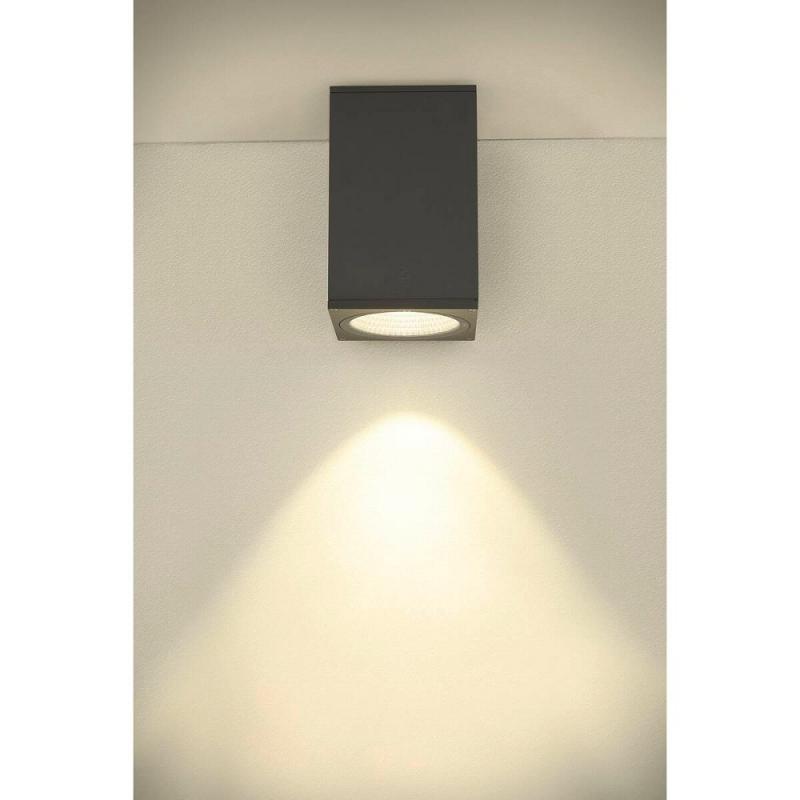 SLV 1003439 ENOLA SQUARE L Outdoor LED Deckenleuchte anthrazit umschaltbare Farbtemperatur