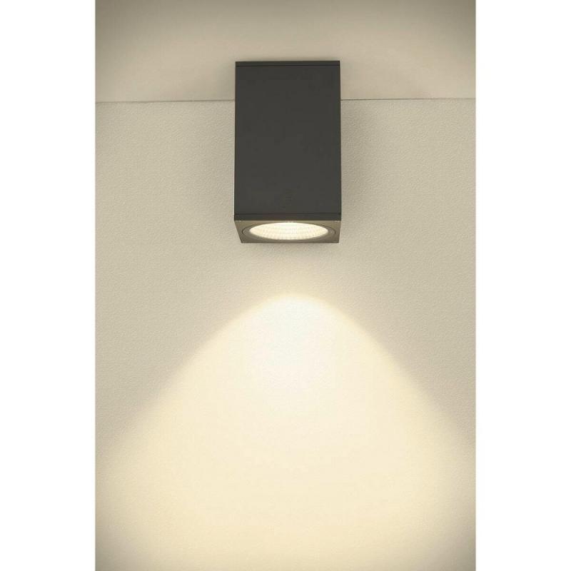 SLV 1003439 ENOLA SQUARE L Outdoor LED Deckenleuchte anthrazit umschaltbare Farbtemperatur