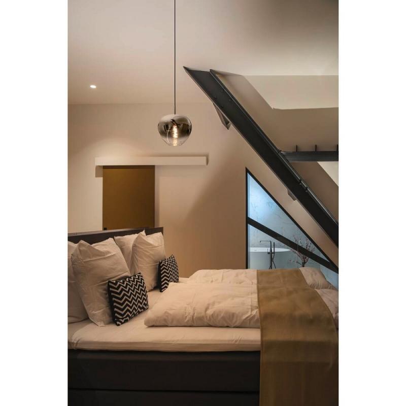 SLV 1003443 PANTILO CONVEX 29 Indoor Pendelleuchte E27 chrom