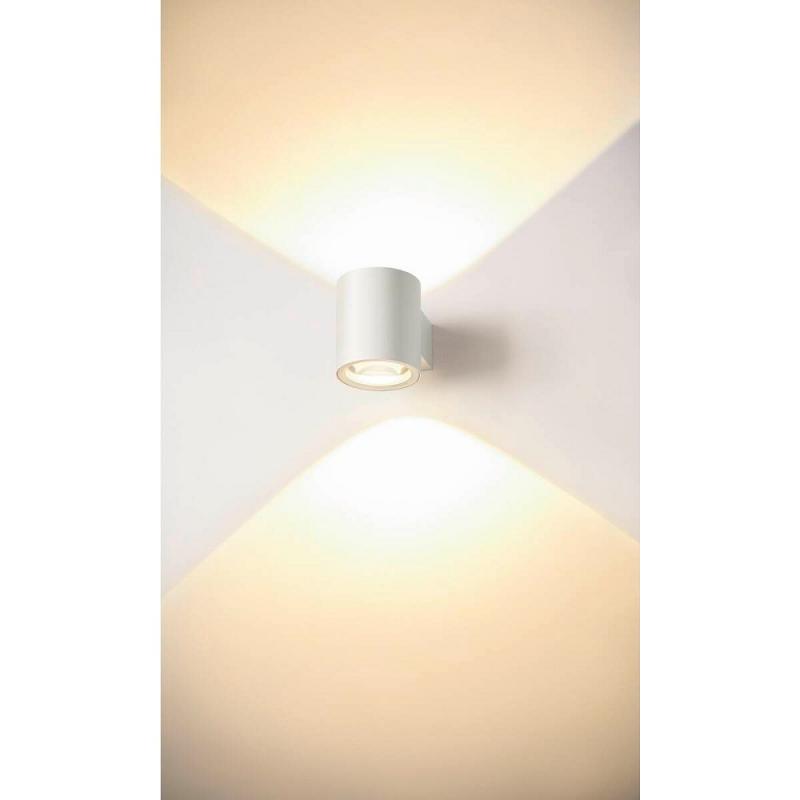 Gewaltiges Lichtspektakel mit der OCULUS UP/DOWN LED Wandleuchte weiß Dim-to-Warm Dimmbarkeit SLV 1004671