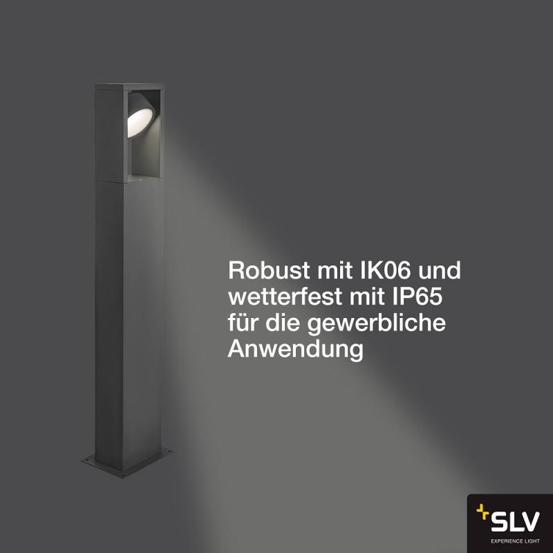 SLV 1004750 ESKINA FRAME 75cm Wegeleuchte drehbarer Kopf anthrazit umschaltbare Farbtemperatur