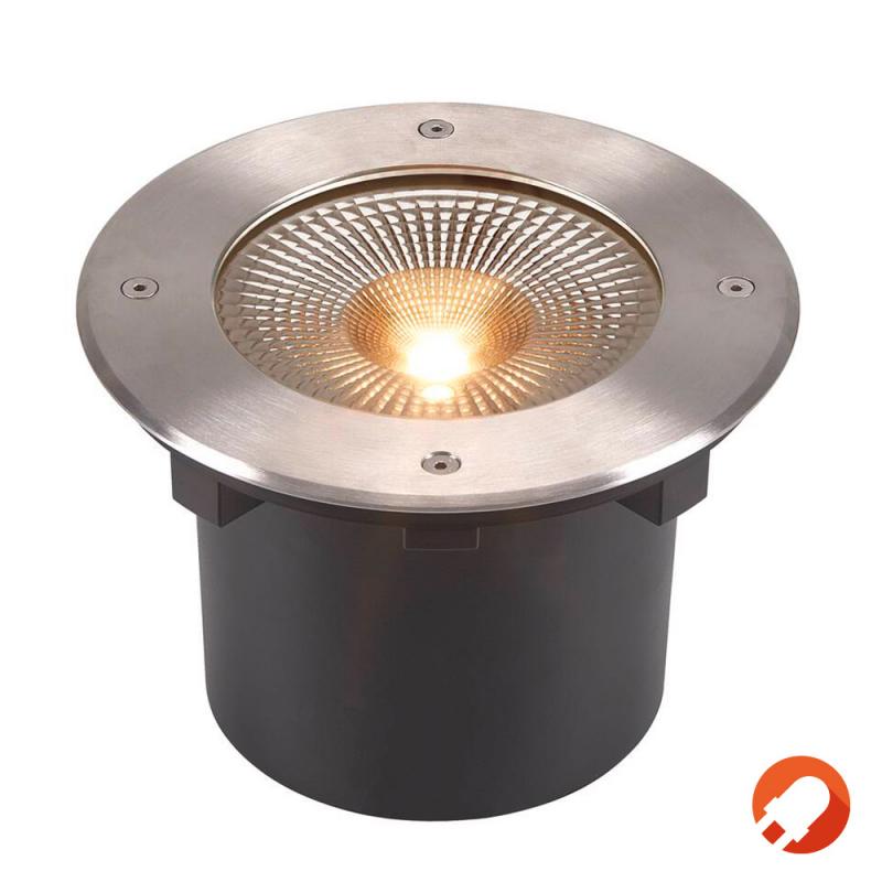 SLV 1006104 ROCCI 200 Runde Bodeneinbauleuchte schwarz