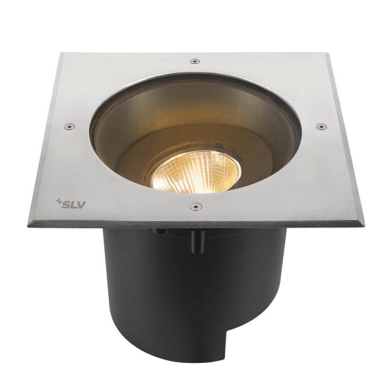 SLV 1007242 DASAR XL Bodeneinbauleuchte rund Edelstahl IP67 3000K incl. DALI-Treiber