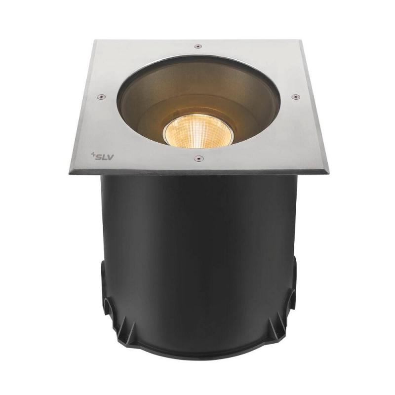 SLV 1007242 DASAR XL Bodeneinbauleuchte rund Edelstahl IP67 3000K incl. DALI-Treiber