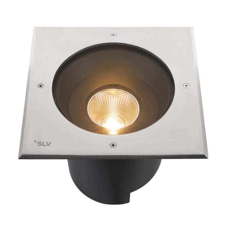 SLV 1007242 DASAR XL Bodeneinbauleuchte rund Edelstahl IP67 3000K incl. DALI-Treiber