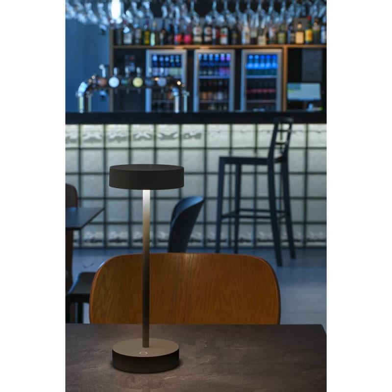 SLV 1007362 VINOLINA Tischleuchte Akku IP54 2700/3000K TOUCH schwarz