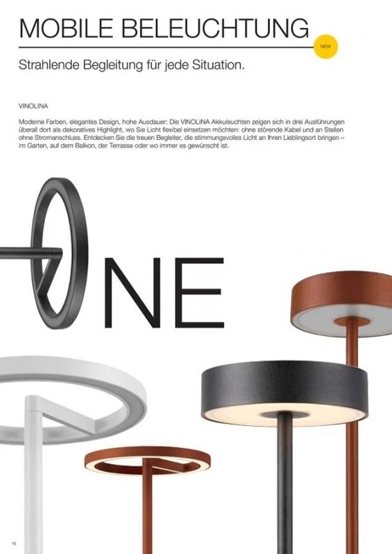 SLV 1007357 VINOLINA ONE Tischleuchte Akku IP54 2700K TOUCH weiß