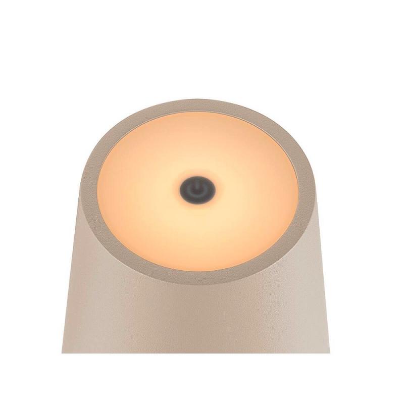 SLV 1007697 VINOLINA TWO Tischleuchte Akku IP65 2200/2700/3000K TOUCH beige