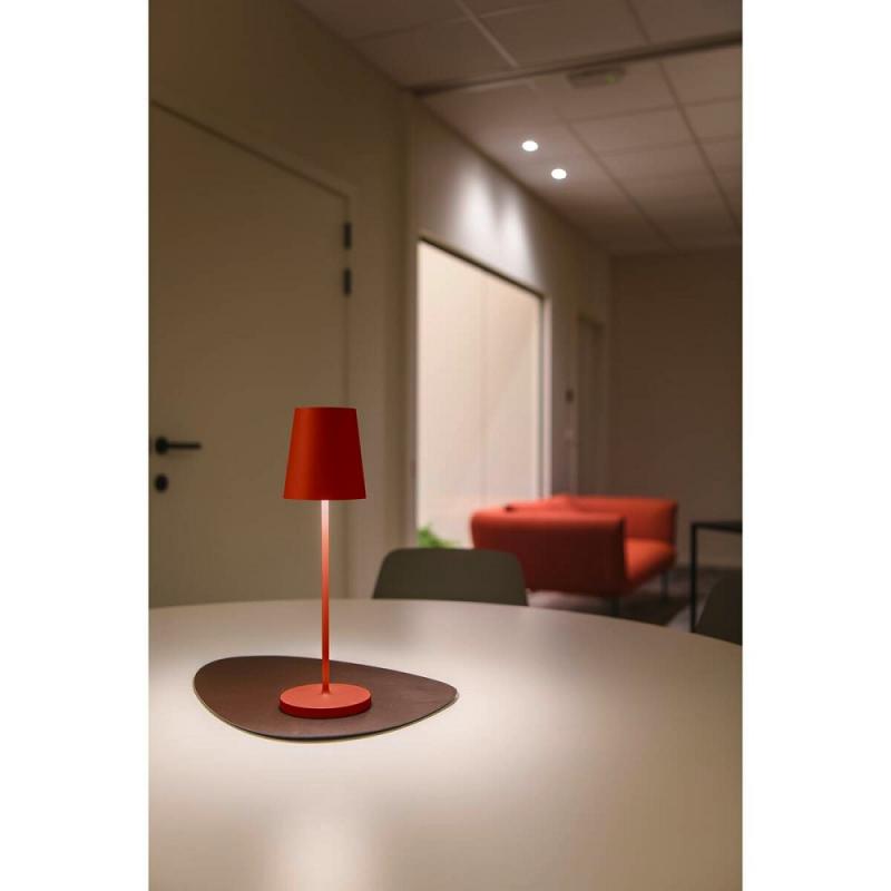 SLV 1007694 VINOLINA TWO Tischleuchte Akku IP65 2200/2700/3000K TOUCH rot