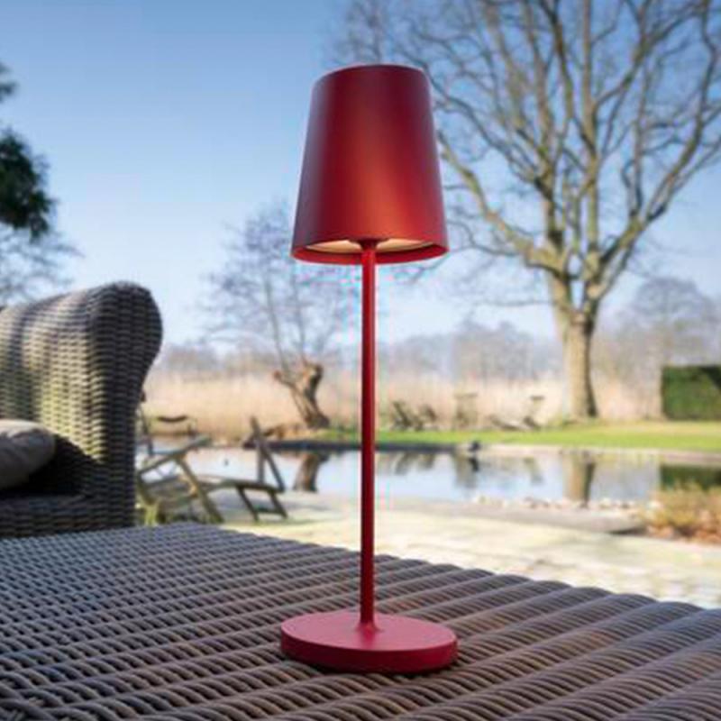 SLV 1007694 VINOLINA TWO Tischleuchte Akku IP65 2200/2700/3000K TOUCH rot